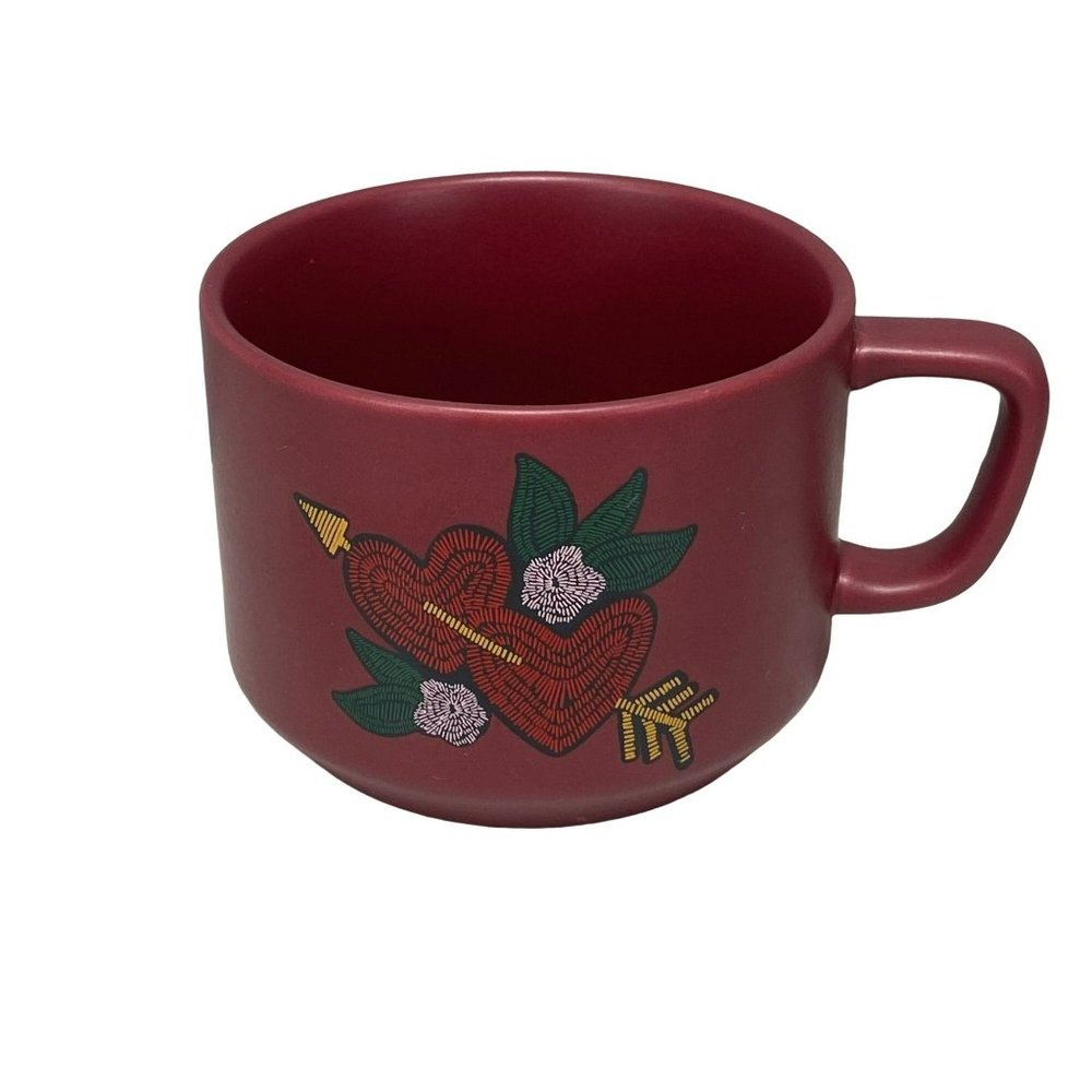Starbucks 2018 Valentines Day Red Coffee Mug Tea Cup Arrow The Heart